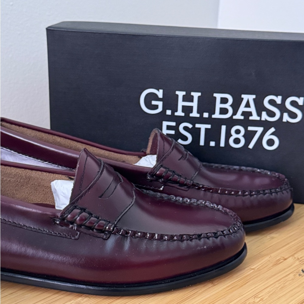 G.H. Bass Weejun Whitney Loafers - Burgundy/ Wine